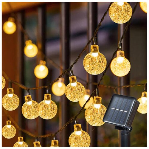 Brilagi - LED solarni dekorativni niz BUBBLE 200xLED / 8 funkcija, 20 m, IP65, topla bela Cene