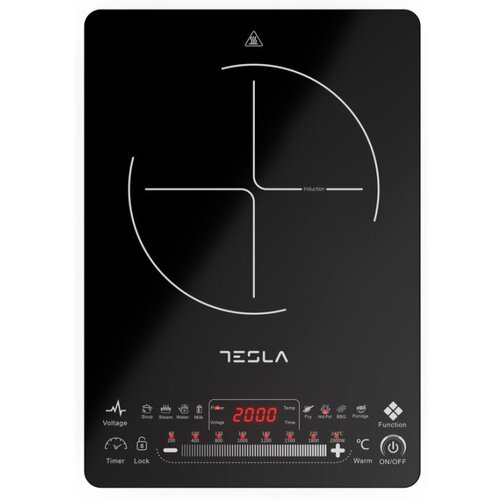 Tesla Indukcijski re&amp;scaron;o IC400BSnaga 2000 W Touch dugmići 8 nivoa snage i temperature 9 prog kuh Slike