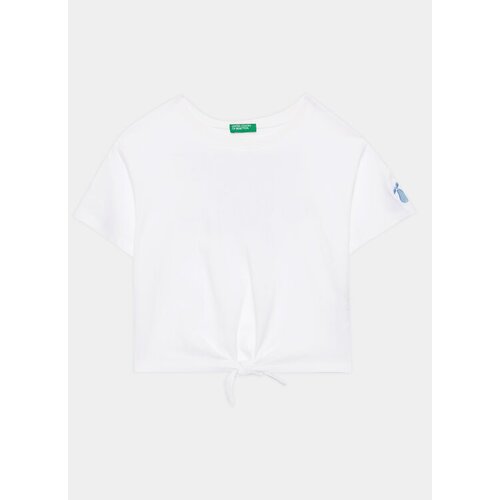 United Colors Of Benetton Majica 3096C10BU Bela Regular Fit Slike