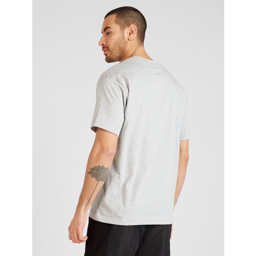 New Balance Majica pegasto siva / bela Slike