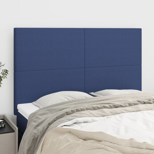  Uzglavlje plavo 144x5x118/128 cm tkanina Cijene