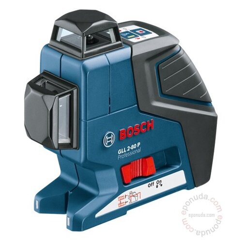 Bosch blue nivelator laserski za linije GLL 2-80 P sa držačem BM 1 i prijemnikom LR2 Slike
