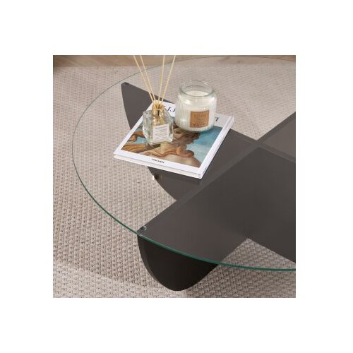 Hanah home Sto za dnevnu sobu Liya, 90x30x90 cm, Crni Slike