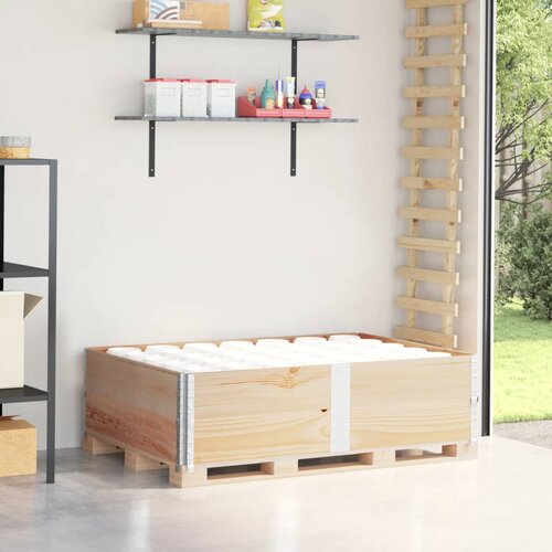 vidaXL Paletni okvirji 2 kosa 150x100 cm trdna borovina Cene