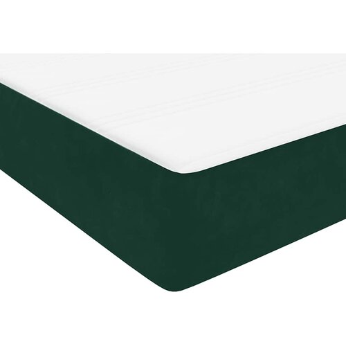 Box Spring krevet s madracem tamnozeleni 80x220 cm bar&amp;scaron;un Slike