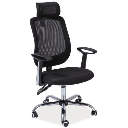  Uredska stolica Q-118 - membranska tkanina - crna Cijene
