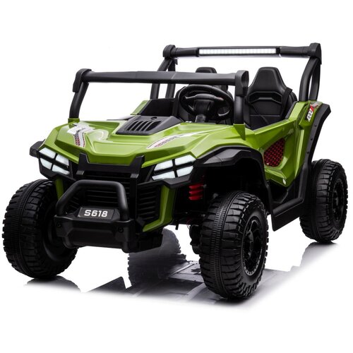 Buggy Automobil na baterije S618 zeleni 4x4 Slike