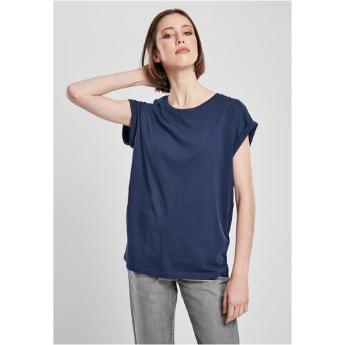 Urban Classics Women's T-shirt with extended shoulder navy blue Slike