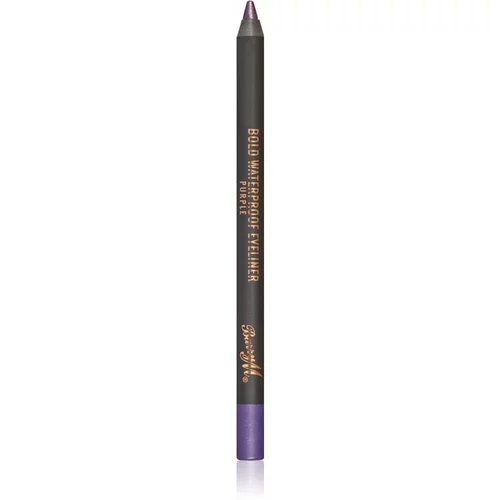 Barry M Bold Waterproof Eyeliner vodoodporni svinčnik za oči odtenek Purple