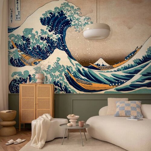  Foto tapeta - Hokusai: The Great Wave off Kanagawa (Reproduction) 300x210 Standard Cijene