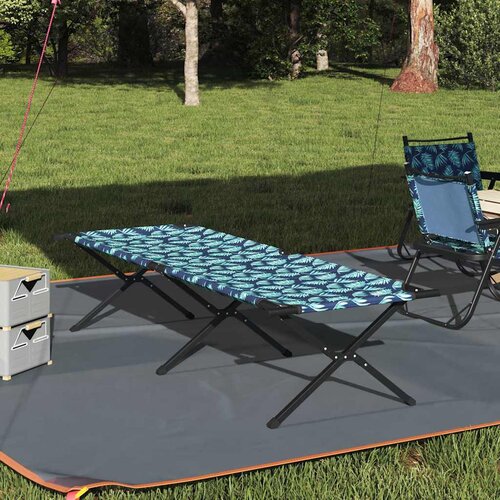  Sklopivi kamperski krevet &Scaron;uma 210 x 80 x 46 cm Oxford tkanina Cijene