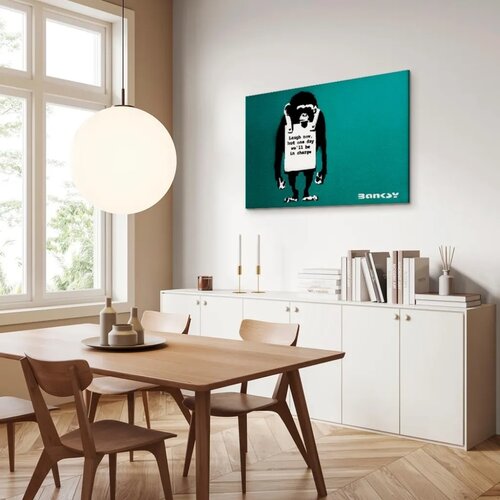  Slika - Angry Monkey (1 Part) Vertical 30x20 Na talijanskom platnu Slike