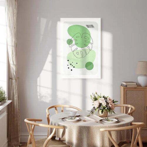  Slika - Green Aesthetics of Monstera (1 Part) Vertical 80x120 Slike