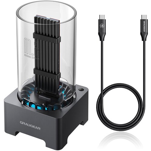 GRAUGEAR G-M2DK-U4-40G storage drive docking station USB 3.2 Gen 2 (3.1 Gen 2) Type-C Grey Cijene