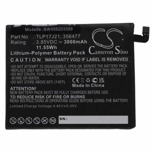 VHBW baterija za wiko view xl, 3000 mah Slike