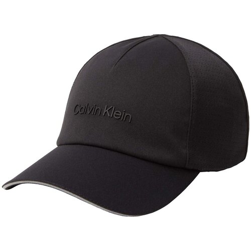Calvin Klein Jeans Kape s &amp;scaron;iltom Micro Twill W Silicone Trucker Črna Slike