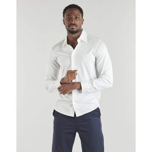 Emporio Armani Srajce z dolgimi rokavi EM004604 Bela Slike