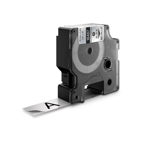 Dymo traka industrijska poliester 19mm crna/metalik ( DY18487 ) Cene