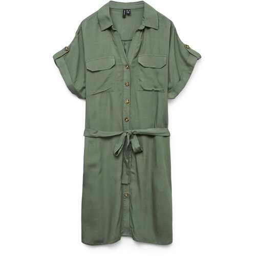 Vero Moda Dolga srajca 'VMBumpy' zelena Cene