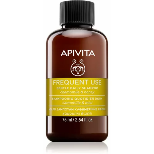 Apivita Frequent Use Chamomile & Honey šampon za vsakodnevno umivanje las 75 ml