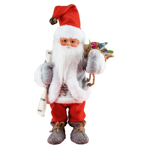 Elementa led novogodisnja dekora/plesuci deda mraz crveni 30CM Cene