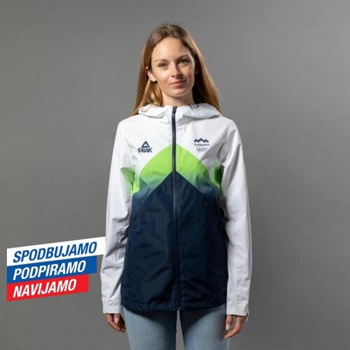 Peak Ženska jakna s kapuco ZFA4206, modro - bela, velikost S Cene
