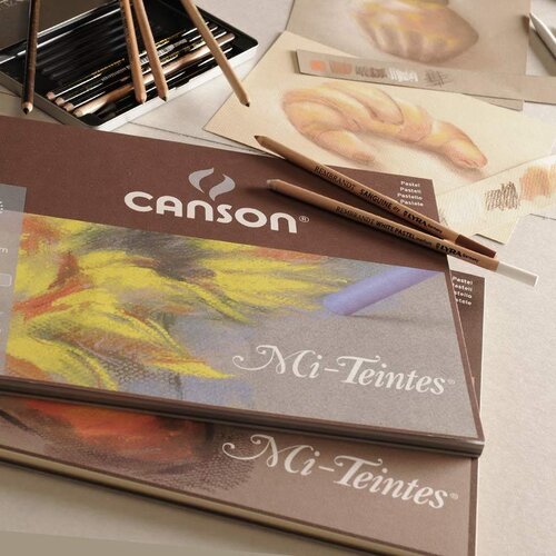Canson Skicirka Mi-Teintes 32x41 cm, 160 g črni toni, 20 listna, (21290368) Cene