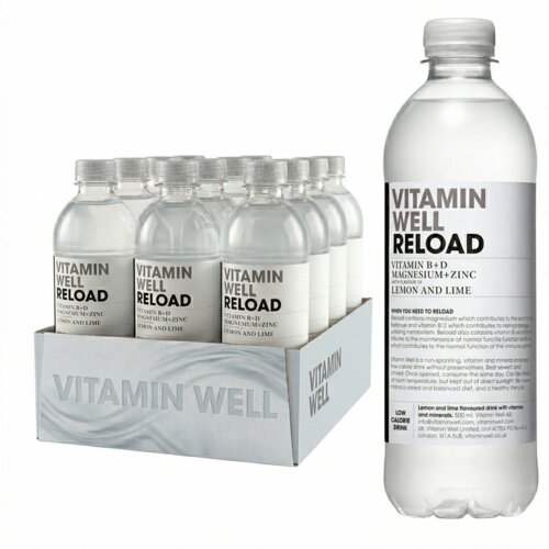 Vitamin Well RELOAD 500ml voda obogaćena vitaminima i mineralima 12x 500ml / XXL Cene