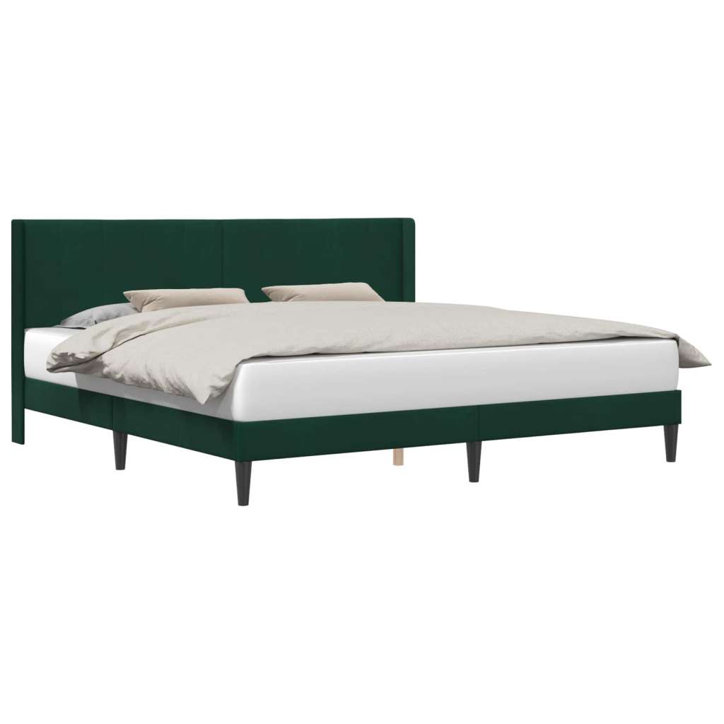  Okvir za krevet Tamnozelena 200 x 200 cm Bar&amp;scaron;un - Tamnozelena 200 x 200 cm Slike