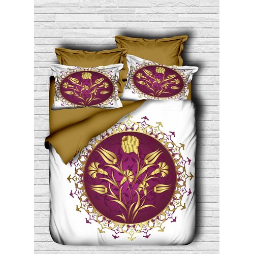  Set bračna posteljina 139, 200x220cm, ljubičasta Slike
