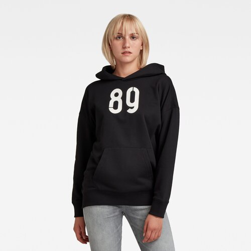 G-star Sweatshirt - G-star Graphic back snaps hdd sweat black Cijene