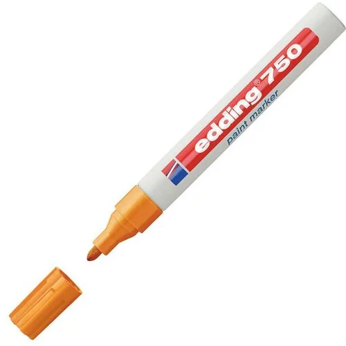 Edding marker z lakom EDE750006 E-750, 2-4 mm, oranžen 10 KOS