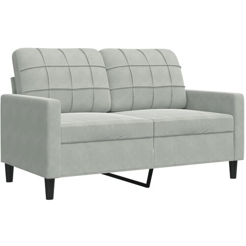  4-dijelni set sofa s jastucima svjetlosivi bar&amp;scaron;unasti Slike