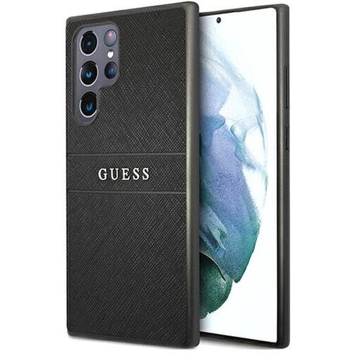 Guess guhcs22lpsasbbk ovitek za samsung galaxy s22 ultra 5g - črn Cene
