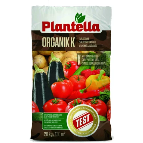 Plantella Organsko gnojilo za plodovke Organik K (z dodanim kalijem, 7,5 kg)