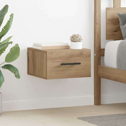  Nočna omarica artisan hrast 35 x 35 x 20 cm Konstruiran les Cene