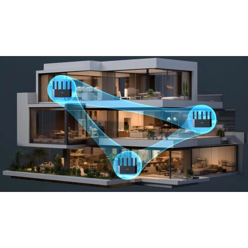 Tenda TX12L Pro AX3000 1.3Ghz Wireless ruter Dual Band Gigabit Wi-Fi 6, OFDMA+MU-MIMO, 4L/1W ant. 5x Cene