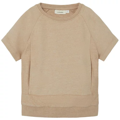 Lil ' Atelier Kids Sweater majica 'Daylin' svijetlosmeđa