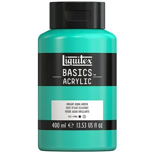 LIQUITEX Basics Akrilna boja (Svijetla modro-zelena, 400 ml, Boca)