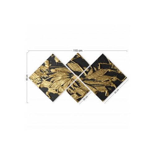 Wallxpert 4MDF700733563 Dekorativna slika, 4 dijela Slike