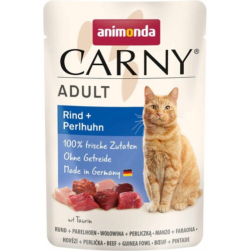 animonda Carny a carny mačka adult vrećice govedina i živina 85g Slike