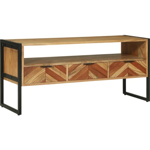 vidaXL TV Kabinet 100x35x50 cm Čvrsto Drvo Bagrem Cijene