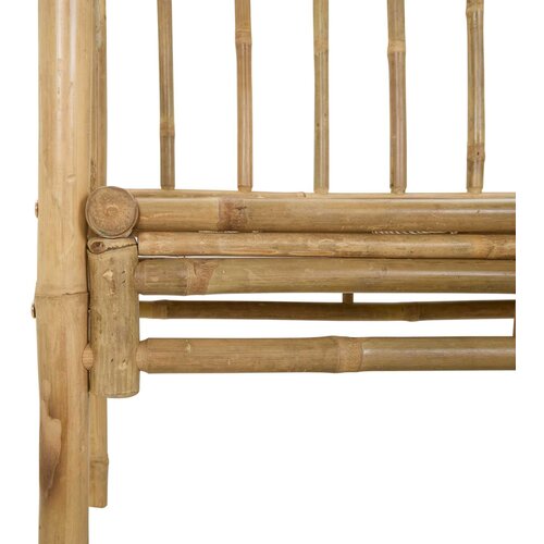  Vrtni luk s klupom Prirodna 115 x 50 x 205 cm Bambus Slike