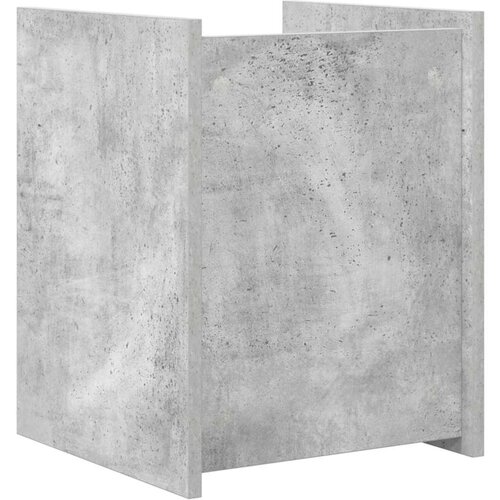  Bocni stol Betonski sivi 35 x 35 x 45 cm Konstruirano drvo Slike