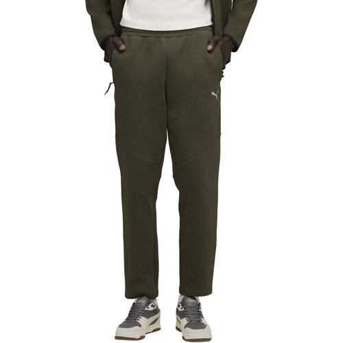 Puma Sportske hlače 'Evostripe' zelena / bijela Cene