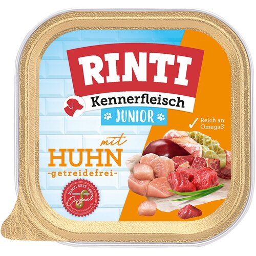 Rinti Kennerfleisch Junior 9 x 300 g - Piščanec Cene