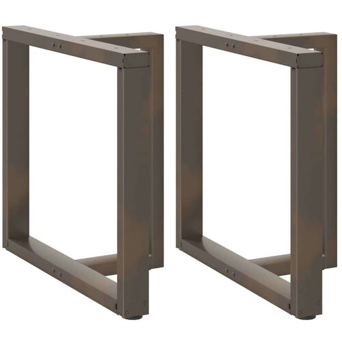  Noge jedilne mize v obliki črke T 2 kosa 80x35x(72-73) cm jeklo, (21828587) Cene