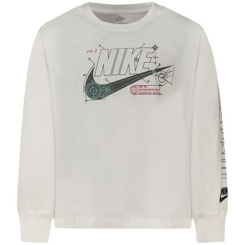 Nike Dječja Majica Dugih Rukava, Bijela Cijene