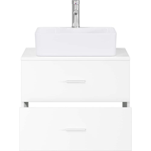  Set namje&amp;scaron;taja za kupaonicu Bijela Konstruirano drvo 62.5 x 44.5 x 50 cm Slike