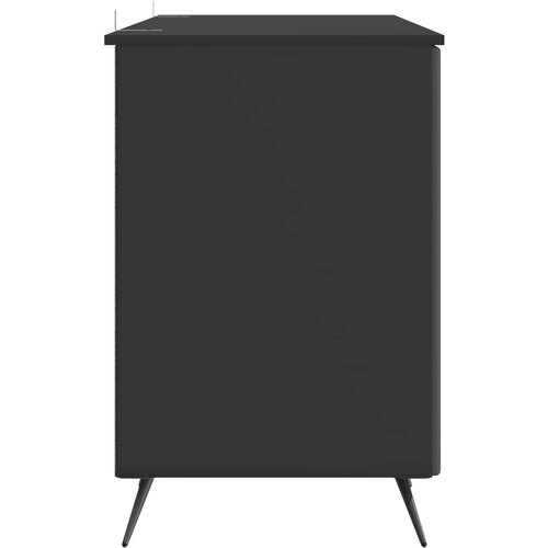  Stol Crna 142,5 x 50 x 75 cm Konstruirano drvo Slike